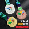 The medal design includes marathon running MEDALS, sports event MEDALS, honor and commemorative metal MEDALS details Picture